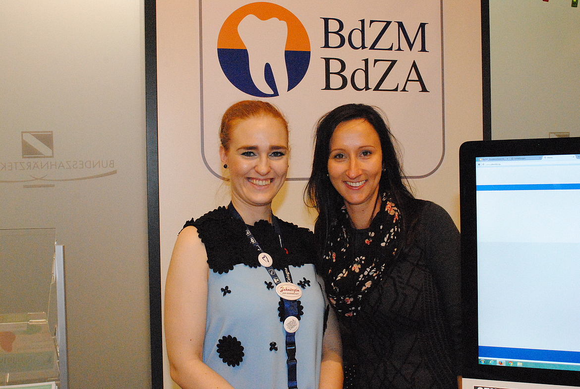 Dr. Magdalena Wilczak und Christine Bellmann, BdZA und Dentista (Bildquelle: Dentista e.V.)