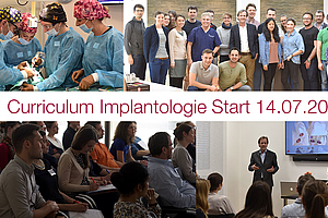 Curriculum Implantologie 9+2: Start in Kürze! Jetzt informieren und anmelden.