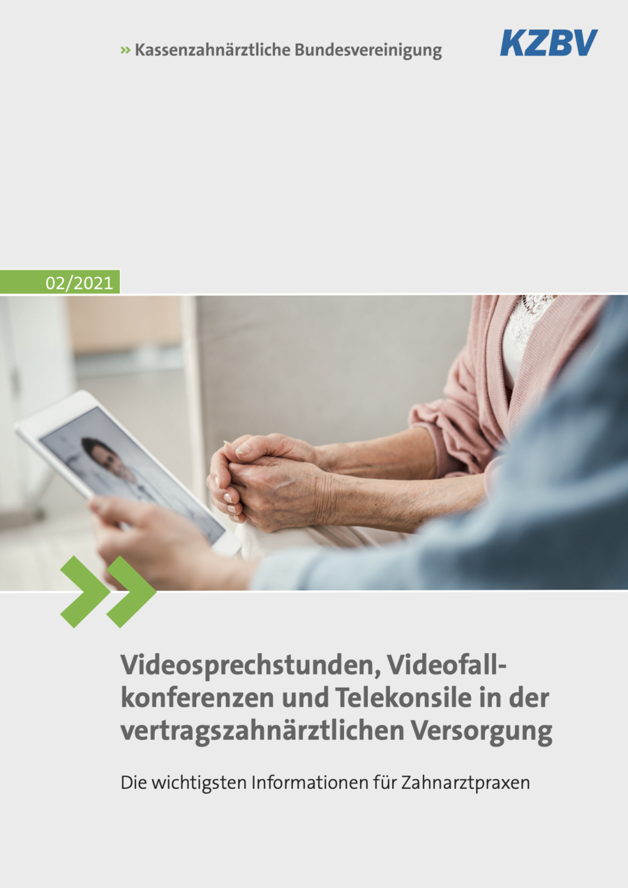 Videosprechstunde, Videofallkonferenz und Telekonsil: Informationen für Zahnarztpraxen