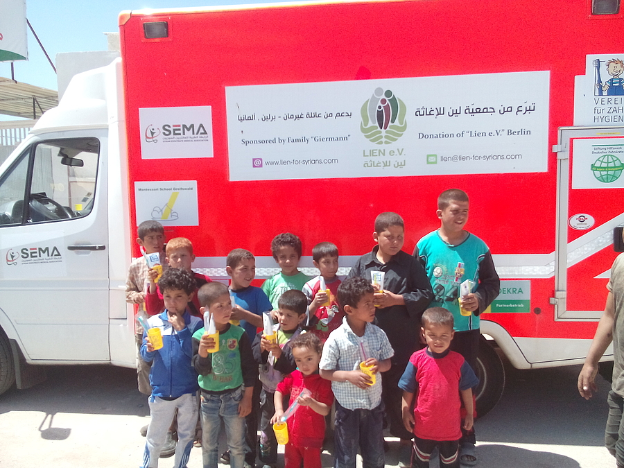 Das „Zahnmobil für Syrien“ im humanitären Einsatz 