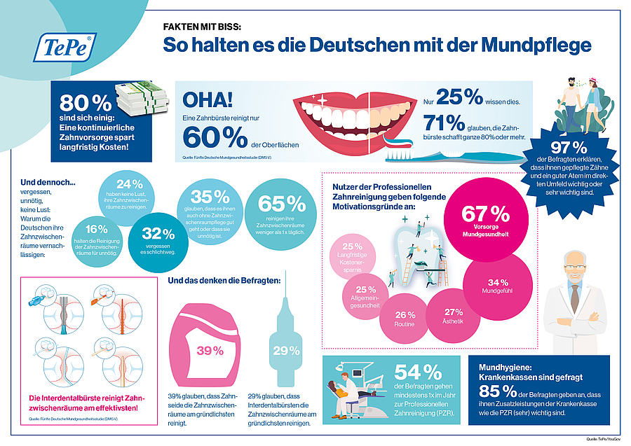 Fakten mit Biss: So halten es die Deutschen mit der Zahnpflege