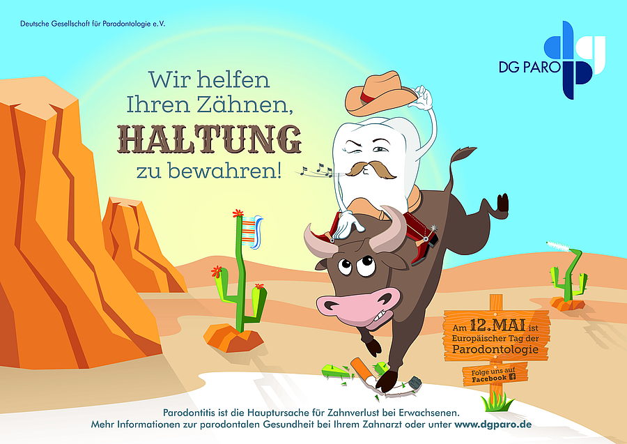 „Haltung bewahrt“: Erfolgreiche Kampagne zum Europäischen Tag der Parodontologie