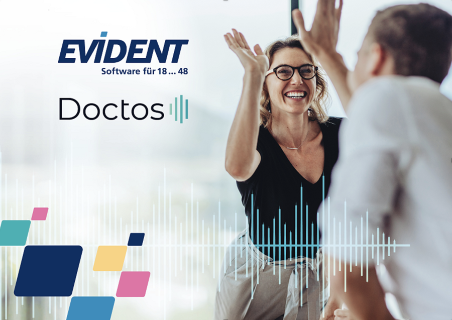 EVIDENT bindet Doctos an