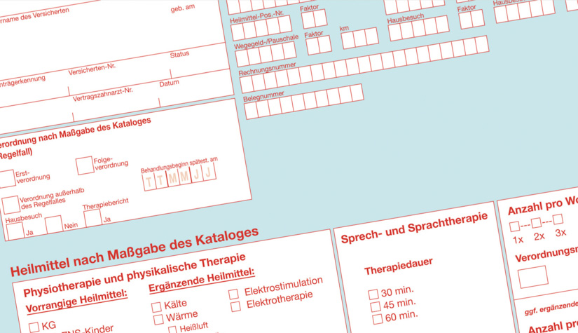 Heilmittelverordnung: Vordruck und Hinweise