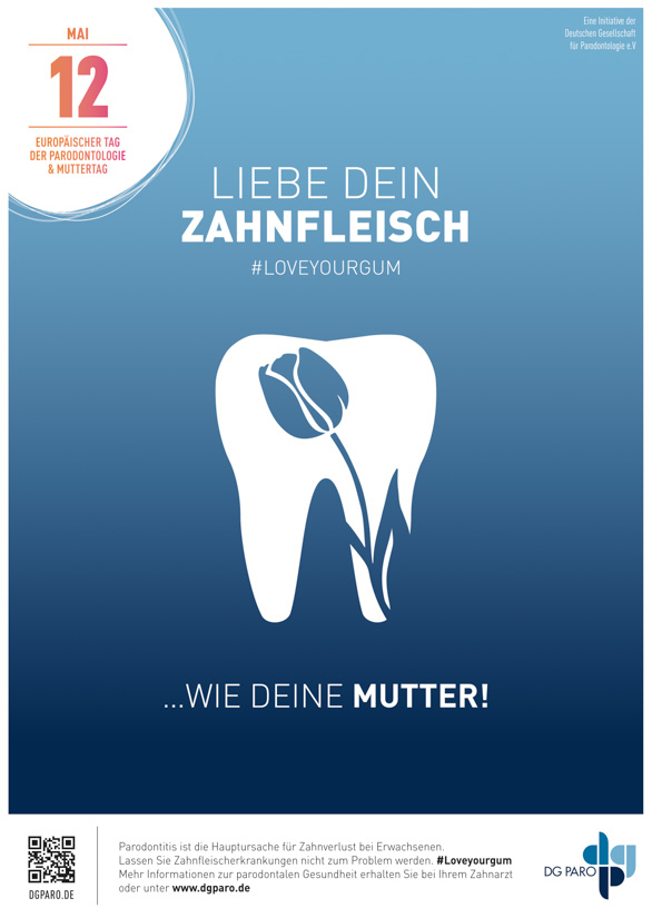 #LoveYourGum – Liebe Dein Zahnfleisch: Europäischer Tag der Parodontologie am 12. Mai