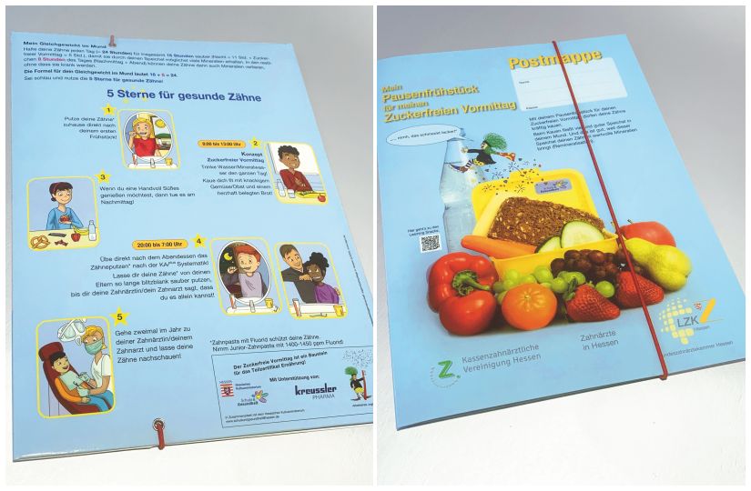 Praktische Postmappen warten auf den Einsatz für Hessens neue Schulkinder