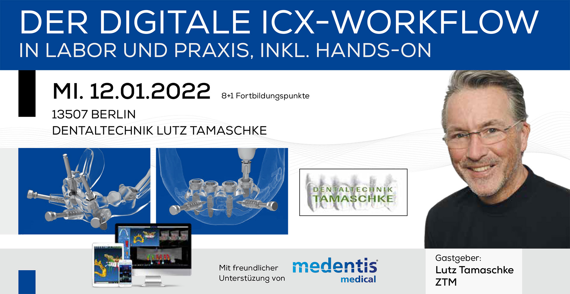 Der digitale ICX-Workflow in Labor und Praxis, inkl. Hands-on Der digitale ICX-Workflow in Labor und Praxis, inkl. Hands-on
