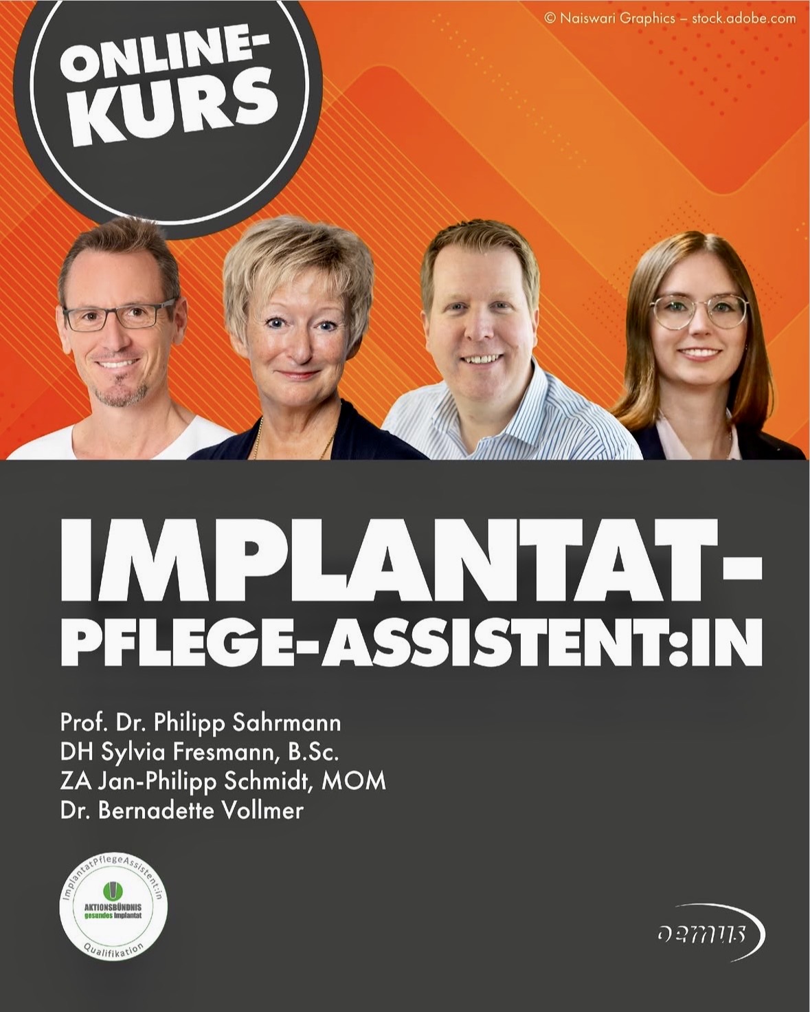 Onlinefortbildung zur ImplantatPflegeAssistent:in - flexibel, strukturiert & praxisnah