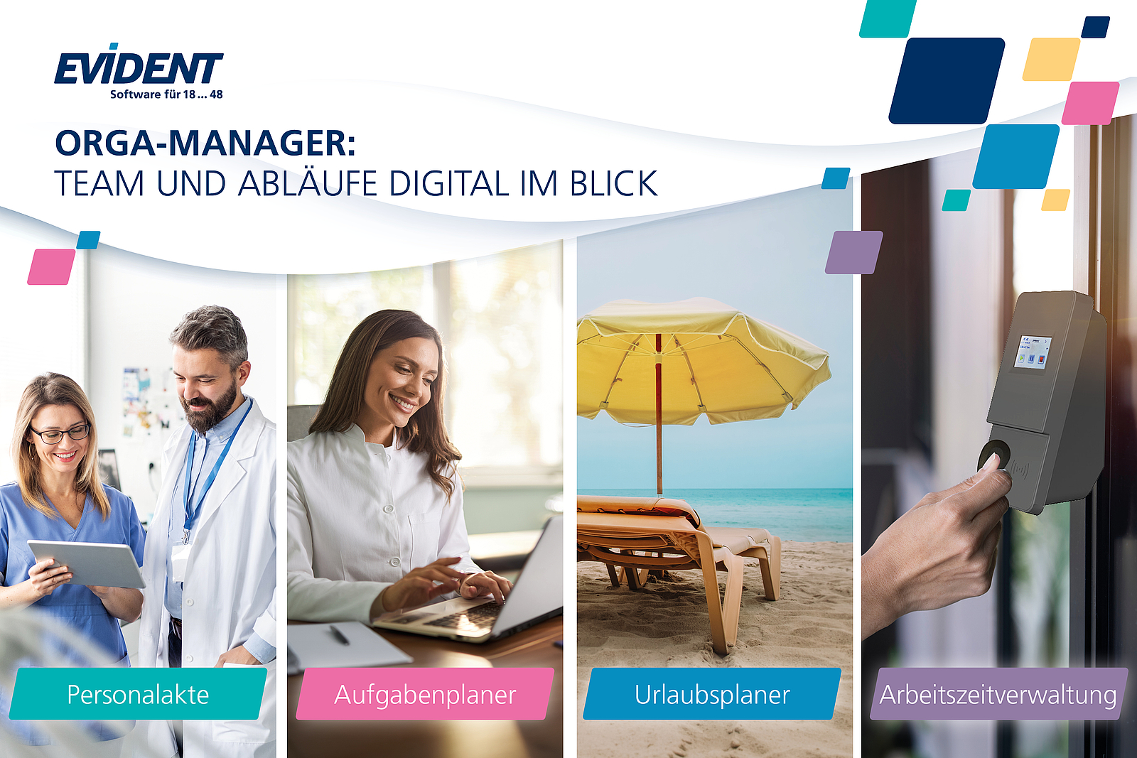 All in one: Der Orga-Manager von EVIDENT